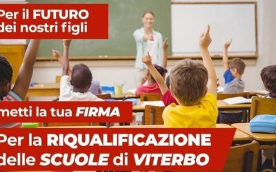 Piano straordinario per rigenerare le scuole di Viterbo, una petizione
